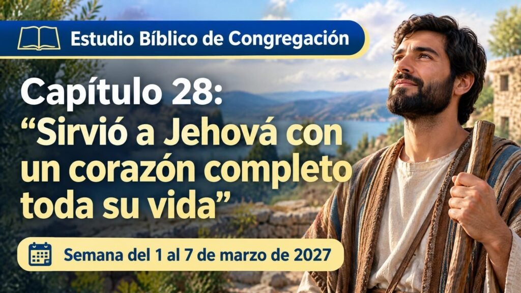 Estudio Bíblico de Congregación para la semana del 1 al 7 de marzo de 2027