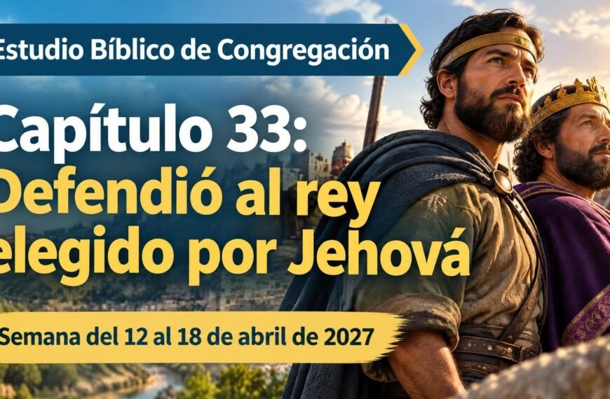 Estudio Bíblico de Congregación para la semana del 12 al 18 de abril de 2027