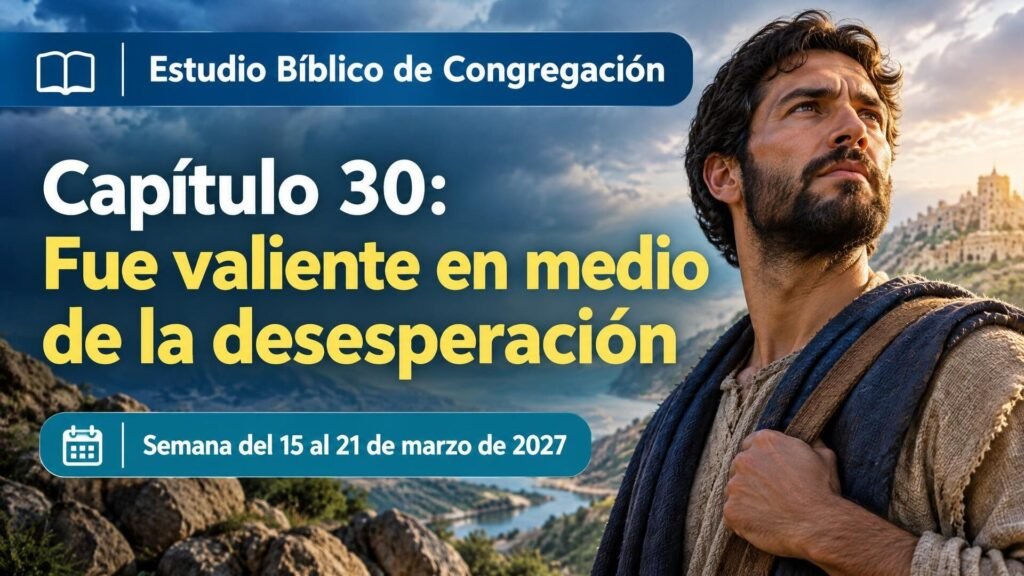 Estudio Bíblico de Congregación para la semana del 15 al 21 de marzo de 2027 Estudio Bíblico de Congregación para la semana del 15 al 21 de marzo de 2027