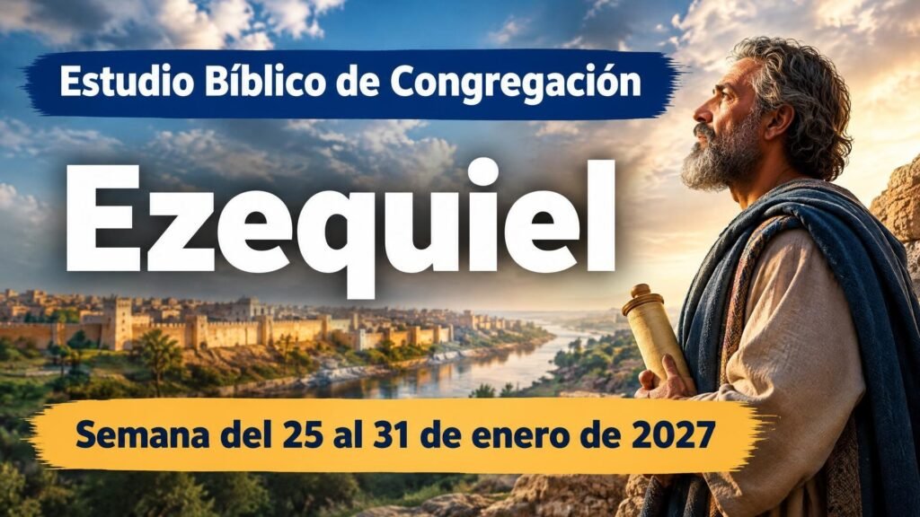 Estudio Bíblico de Congregación para la semana del 25 al 31 de enero de 2027