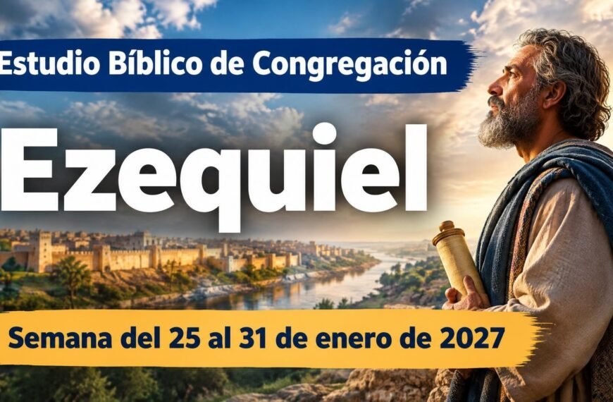 Estudio Bíblico de Congregación para la semana del 25 al 31 de enero de 2027