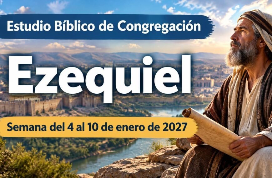 Estudio Bíblico de Congregación para la semana del 4 al 10 de enero de 2027