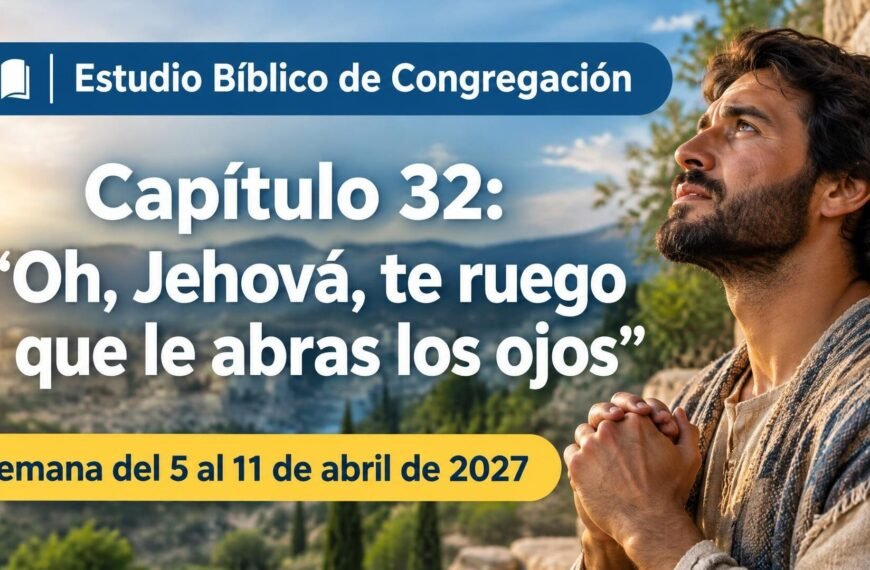 Estudio Bíblico de Congregación para la semana del 5 al 11 de abril de 2027