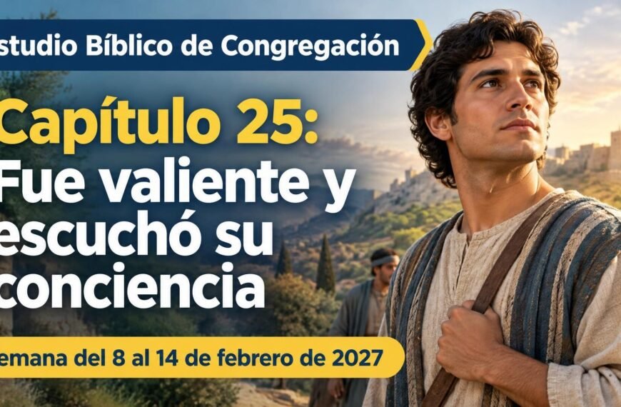 Comentarios para la reunión TJ Estudio Bíblico de Congregación para la semana del 8 al 14 de febrero de 2027