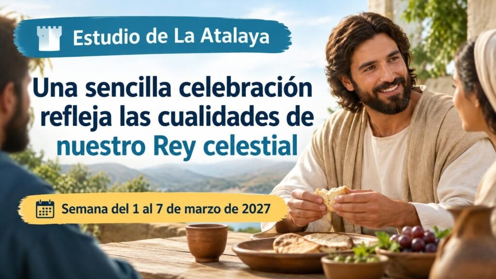 Estudio de La Atalaya para la semana del 1 al 7 de marzo de 2027 Estudio de La Atalaya para la semana del 1 al 7 de marzo de 2027