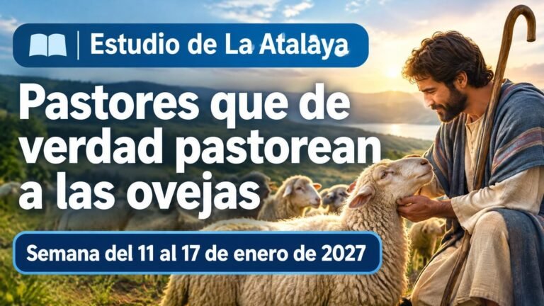 Estudio de La Atalaya para la semana del 11 al 17 de enero de 2027