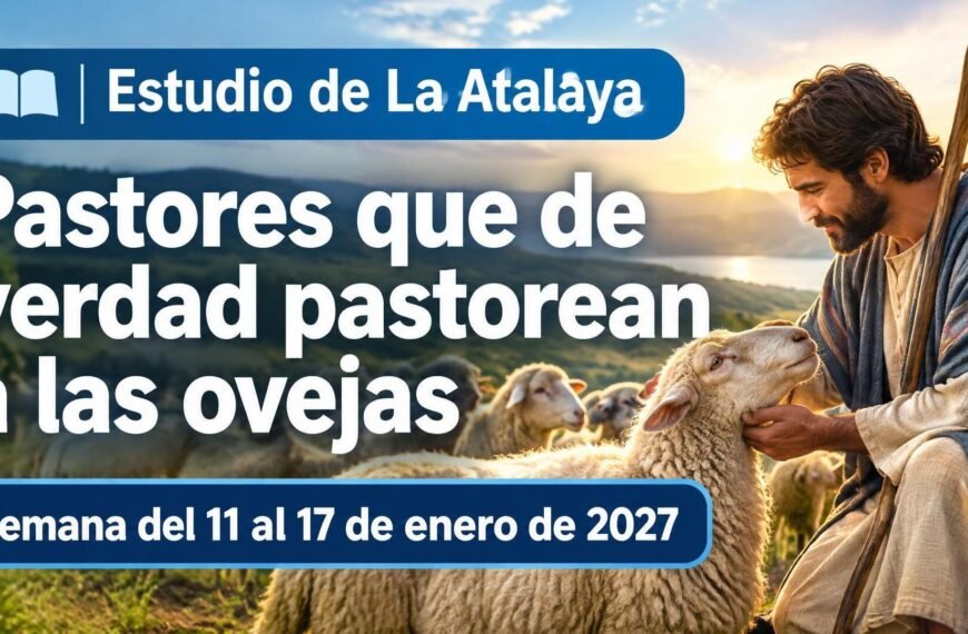 Estudio de La Atalaya para la semana del 11 al 17 de enero de 2027