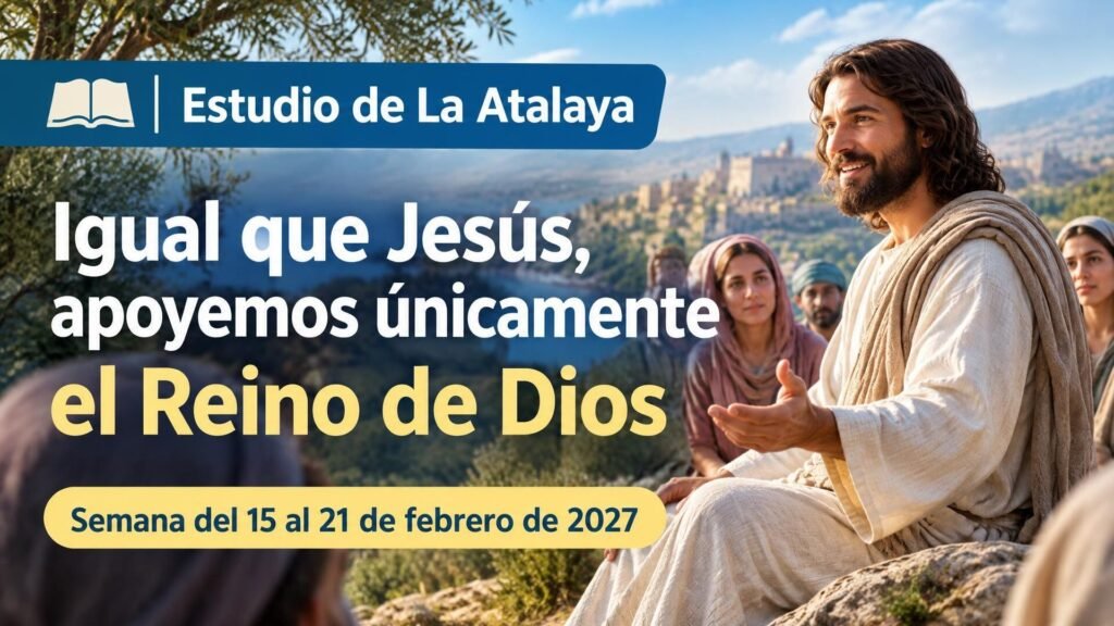 Estudio de La Atalaya para la semana del 15 al 21 de febrero de 2027