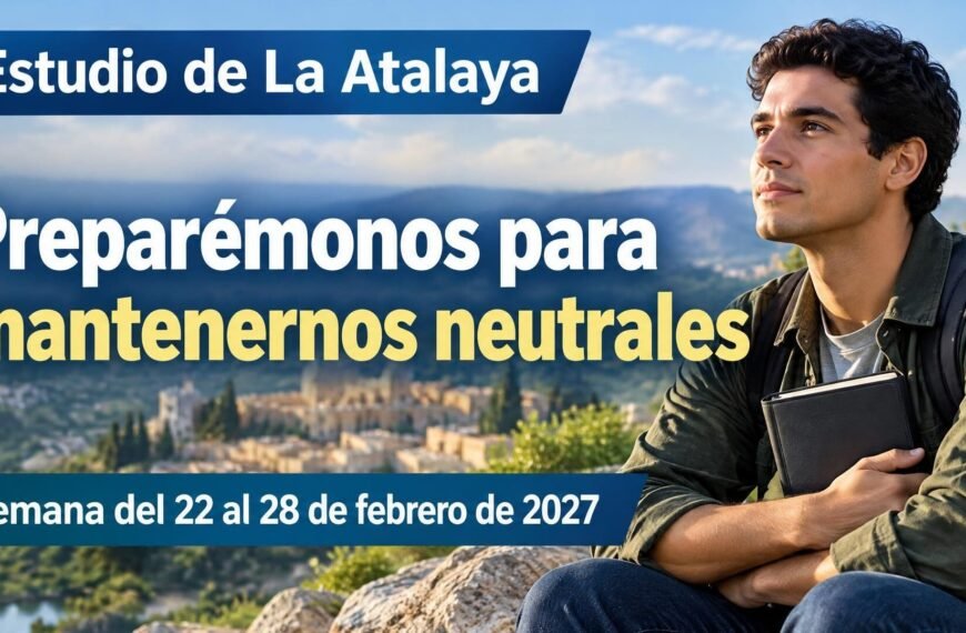 Comentarios para la reunión TJ Estudio de La Atalaya para la semana del 22 al 28 de febrero de 2027