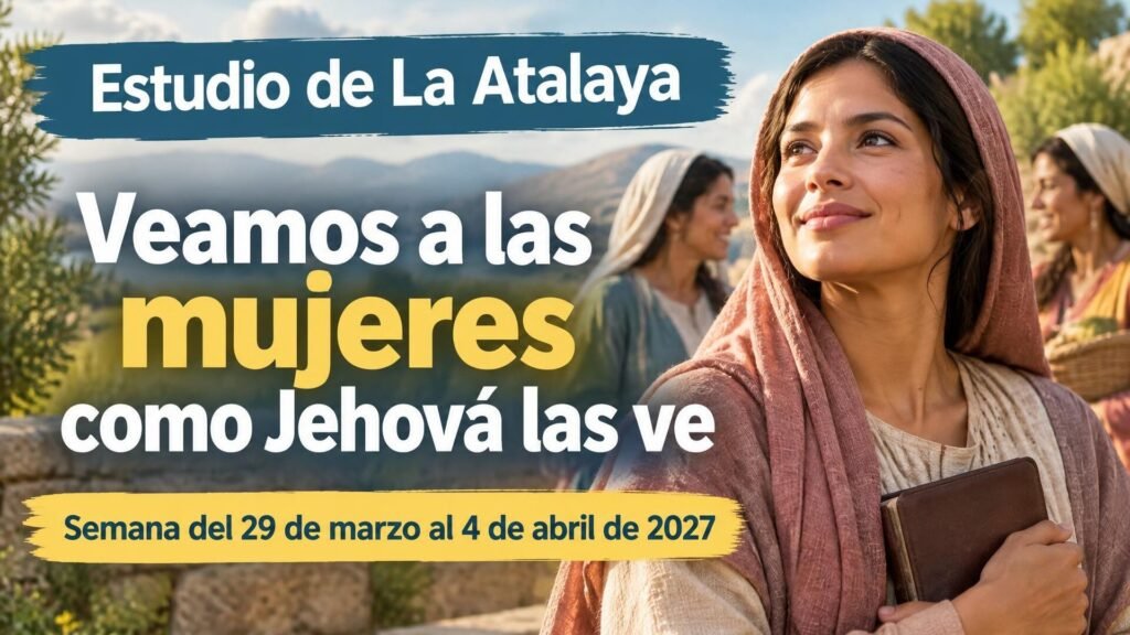 Estudio de La Atalaya para la semana del 29 de marzo al 4 de abril de 2027