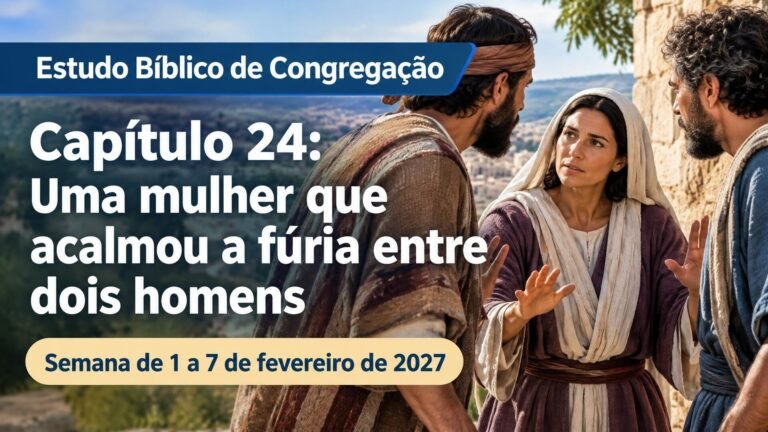 Estudo Bíblico de Congregação para a semana de 1 a 7 de fevereiro de 2027