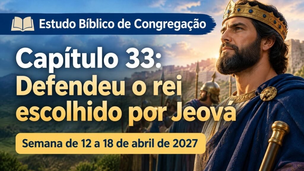 Estudo Bíblico de Congregação para a semana de 12 a 18 de abril de 2027