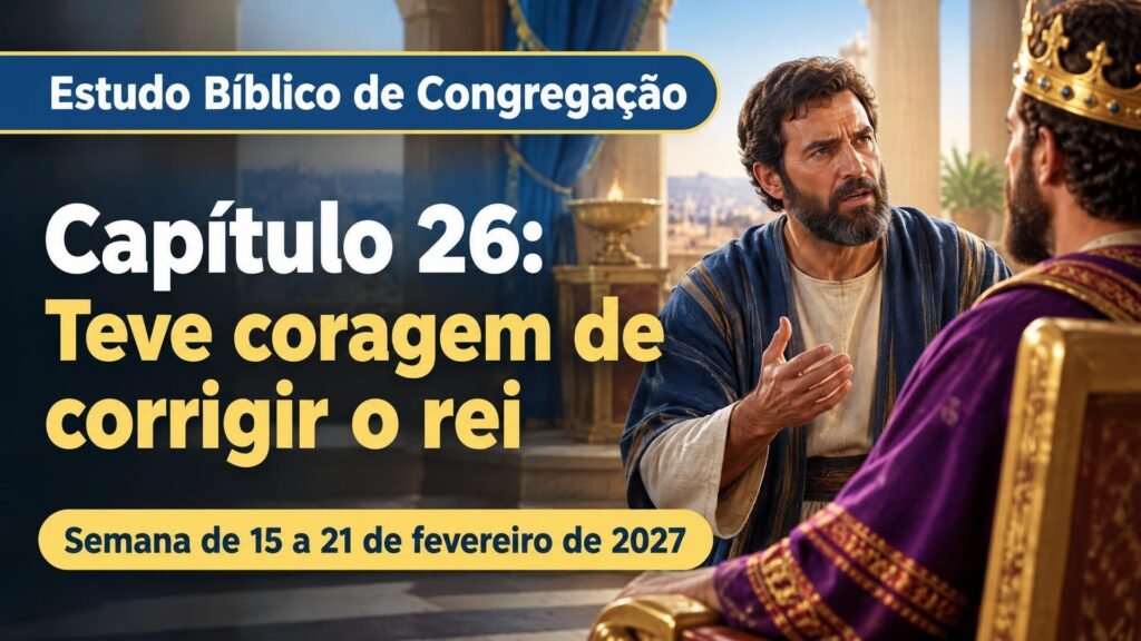 Estudo Bíblico de Congregação para a semana de 15 a 21 de fevereiro de 2027