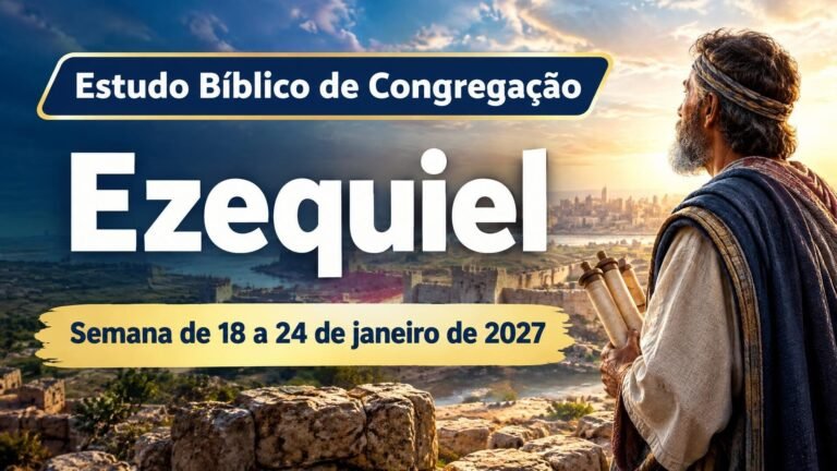 Estudo Bíblico de Congregação para a semana de 18 a 24 de janeiro de 2027