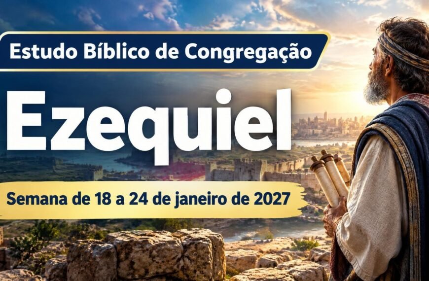 Estudo Bíblico de Congregação para a semana de 18 a 24 de janeiro de 2027