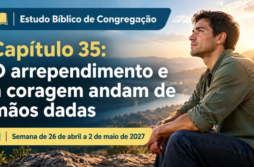 Comentários para a reunião TJ Estudo Bíblico de Congregação para a semana de 26 de abril a 2 de maio de 2027