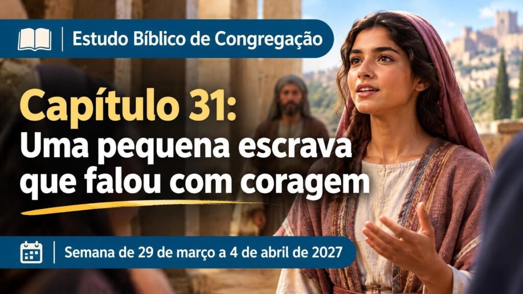 Estudo Bíblico de Congregação para a semana de 29 de março a 4 de abril de 2027 Estudo Bíblico de Congregação para a semana de 29 de março a 4 de abril de 2027