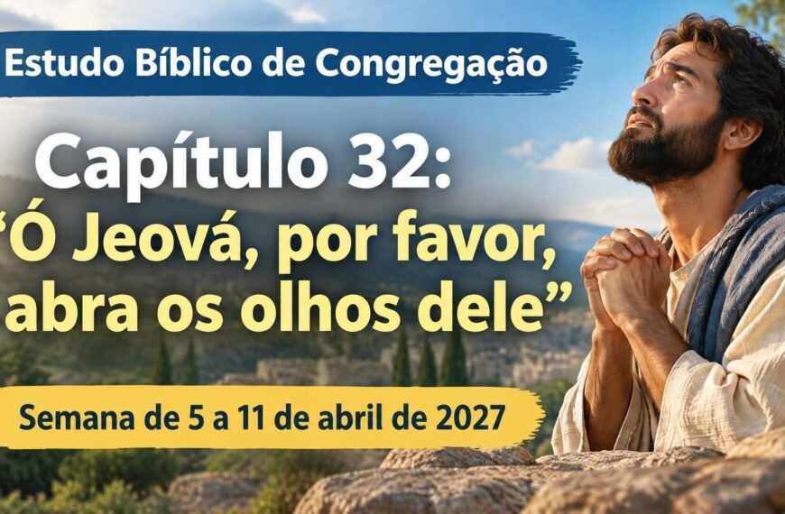 Estudo Bíblico de Congregação para a semana de 5 a 11 de abril de 2027