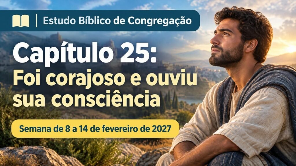 Estudo Bíblico de Congregação para a semana de 8 a 14 de fevereiro de 2027