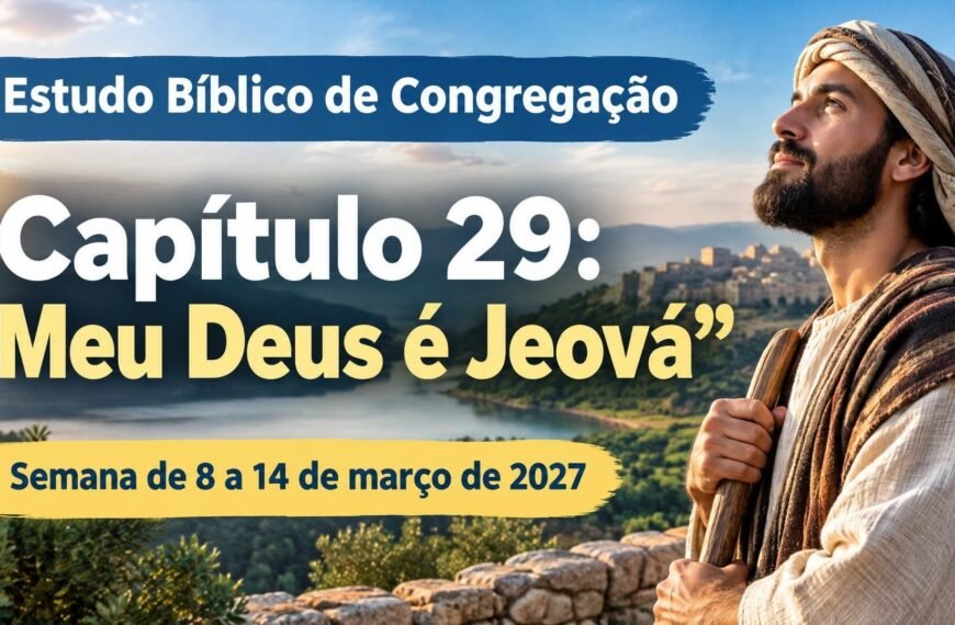 Comentários para a reunião TJ Estudo Bíblico de Congregação para a semana de 8 a 14 de março de 2027