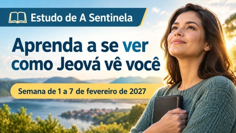 Estudo da Sentinela para a semana de 1 a 7 de fevereiro de 2027
