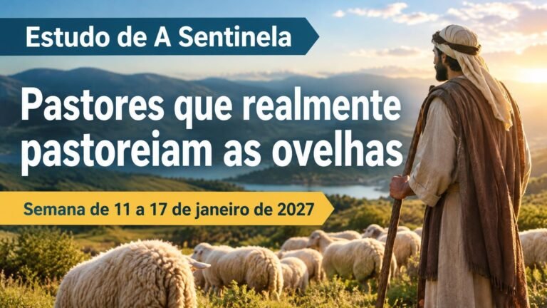 Estudo da Sentinela para a semana de 11 a 17 de janeiro de 2027