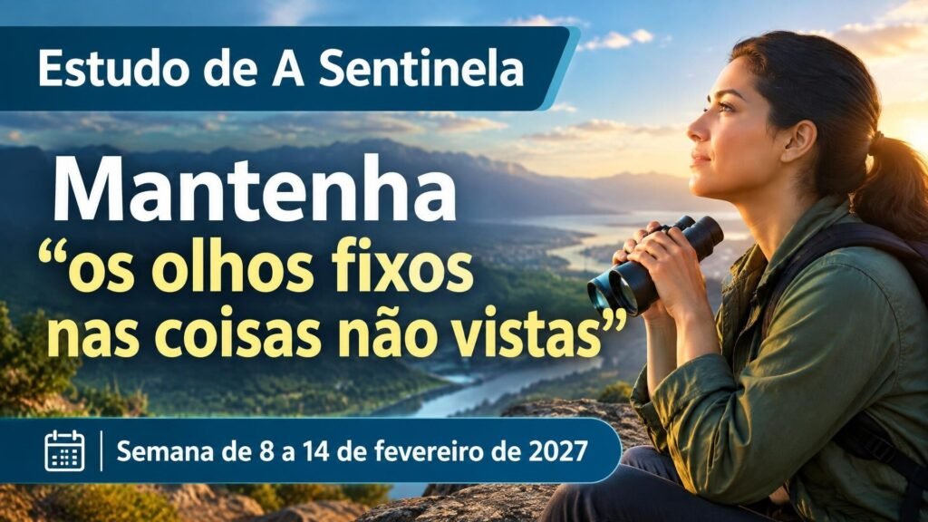 Estudo da Sentinela para a semana de 8 a 14 de fevereiro de 2027