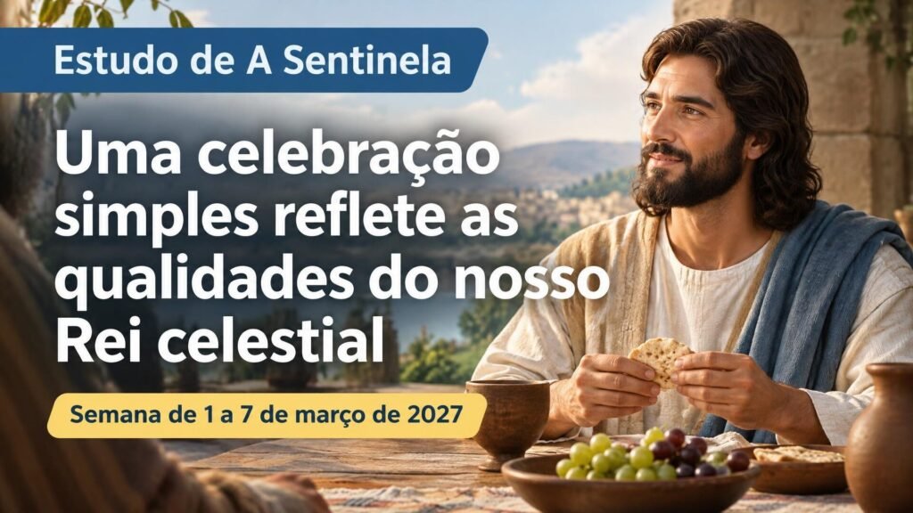 Estudo de A Sentinela para a semana de 1 a 7 de março de 2027 Estudo de A Sentinela para a semana de 1 a 7 de março de 2027
