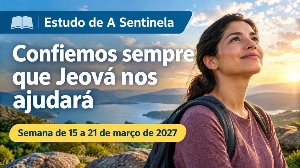 Estudo de A Sentinela de 15 a 21 de março de 2027