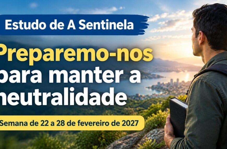 Estudo de A Sentinela da semana de 22 a 28 de fevereiro de 2027