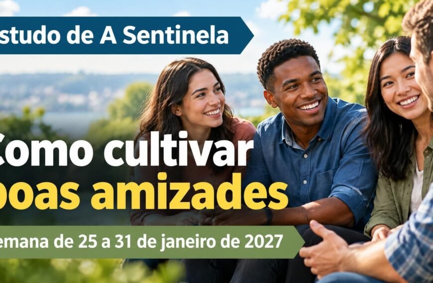 Estudo de A Sentinela Estudo de A Sentinela para a semana de 25 a 31 de janeiro de 2027