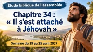 Étude biblique de l’assemblée pour la semaine du 19 au 25 avril 2027