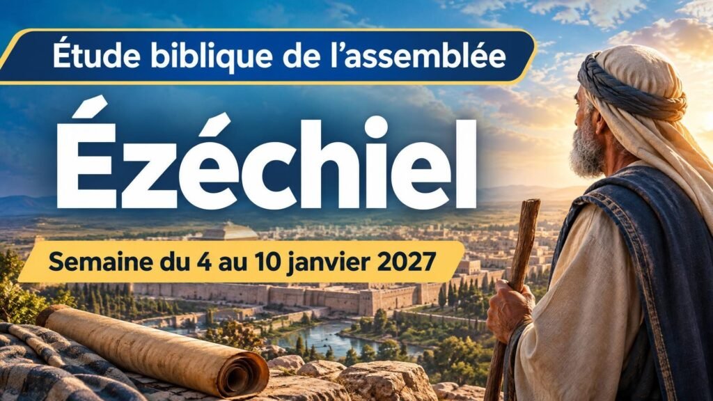 Étude biblique de l’assemblée pour la semaine du 4 au 10 janvier 2027