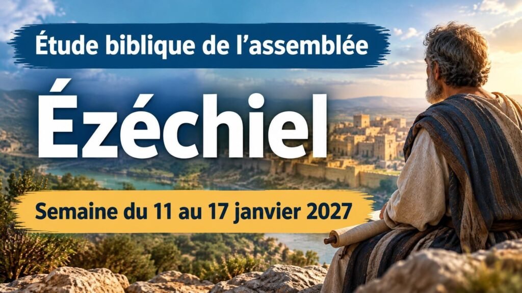 Étude biblique de la congrégation pour la semaine du 11 au 17 janvier 2027