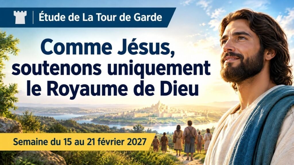 Étude de La Tour de Garde pour la semaine du 15 au 21 février 2027 Étude de La Tour de Garde pour la semaine du 15 au 21 février 2027