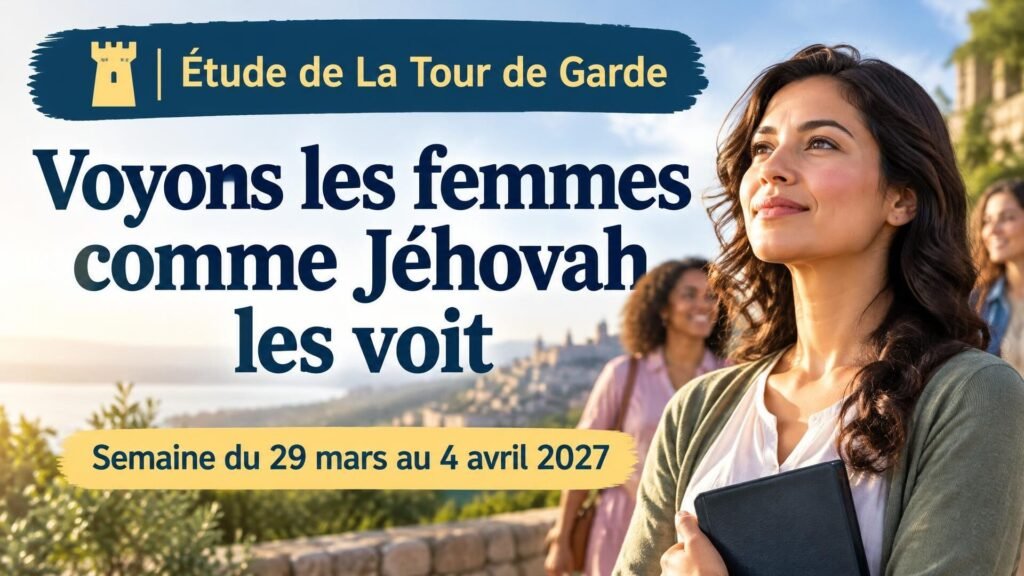 Étude de La Tour de Garde pour la semaine du 29 mars au 4 avril 2027