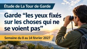 Étude de La Tour de Garde pour la semaine du 8 au 14 février 2027