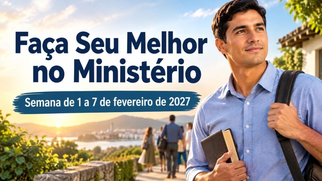 Faça Seu Melhor no Ministério para a semana de 1 a 7 de fevereiro de 2027