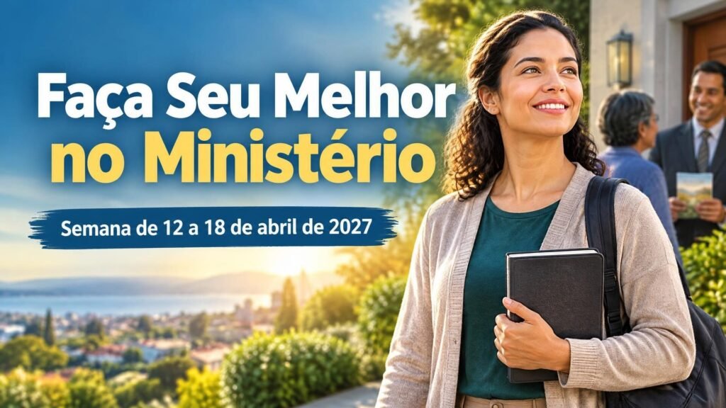 Faça Seu Melhor no Ministério para a semana de 12 a 18 de abril de 2027