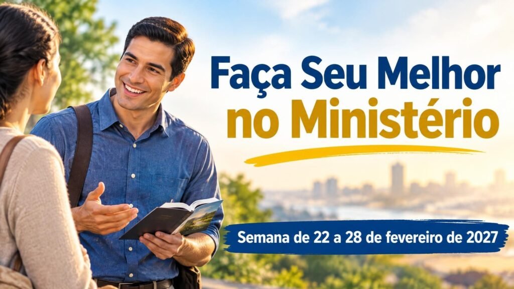 Faça Seu Melhor no Ministério para a semana de 22 a 28 de fevereiro de 2027