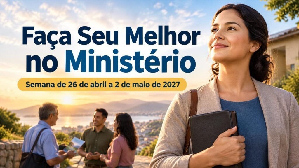 Faça Seu Melhor no Ministério para a semana de 26 de abril a 2 de maio de 2027