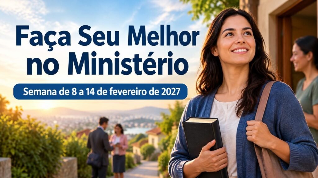 Faça Seu Melhor no Ministério para a semana de 8 a 14 de fevereiro de 2027