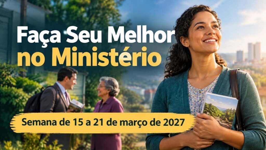 Faça Seu Melhor no Ministério para a semana de 15 a 21 de março de 2027 Faça Seu Melhor no Ministério para a semana de 15 a 21 de março de 2027