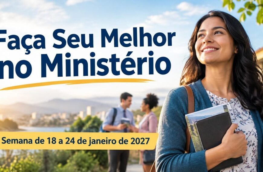 Faça Seu Melhor no Ministério para a semana de 18 a 24 de janeiro de 2027
