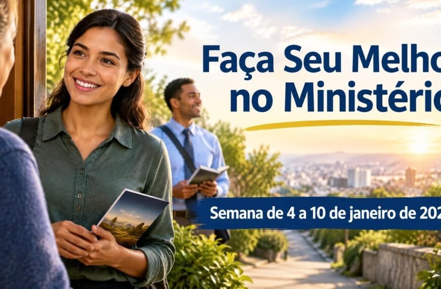 Faça Seu Melhor no Ministério para a semana de 4 a 10 de janeiro de 2027