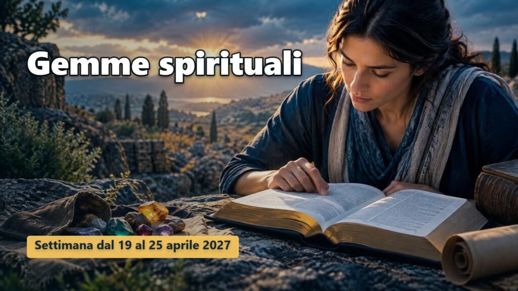 Gemme spirituali per la settimana dal 19 al 25 aprile 2027