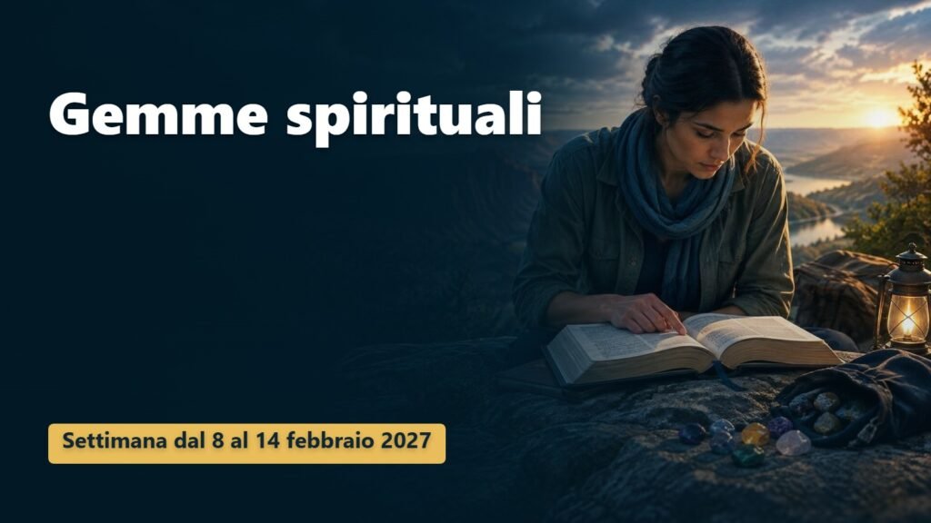 Gemme spirituali per la settimana dall’8 al 14 febbraio 2027