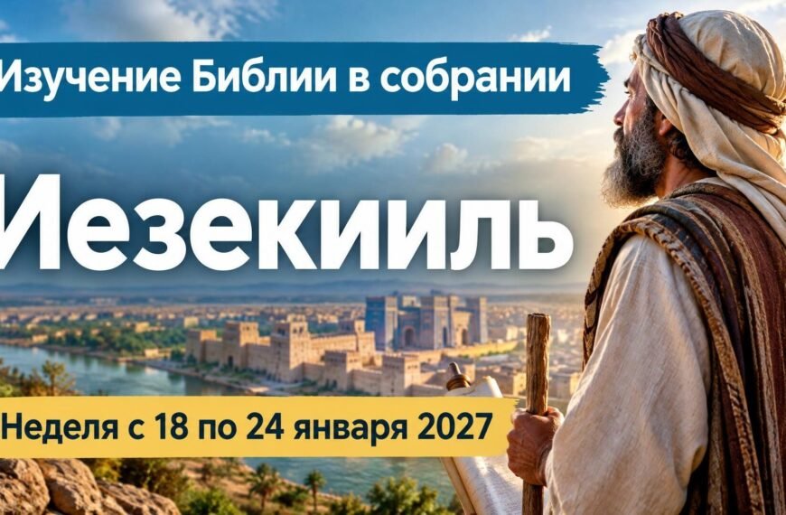 Изучение Библии в собрании на неделю с 18 по 24 января 2027 года