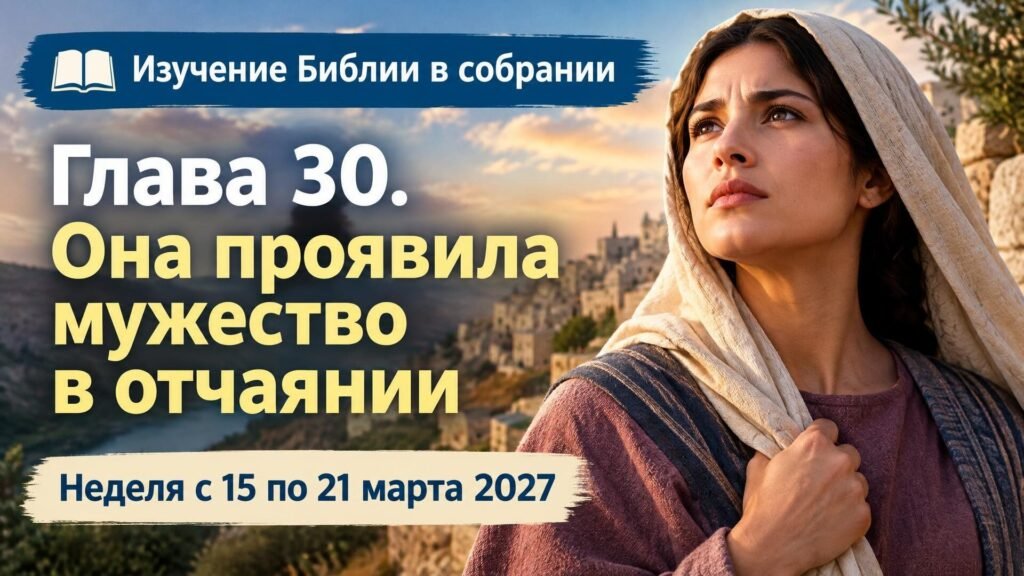 Изучение Библии в собрании на неделю с 15 по 21 марта 2027 года