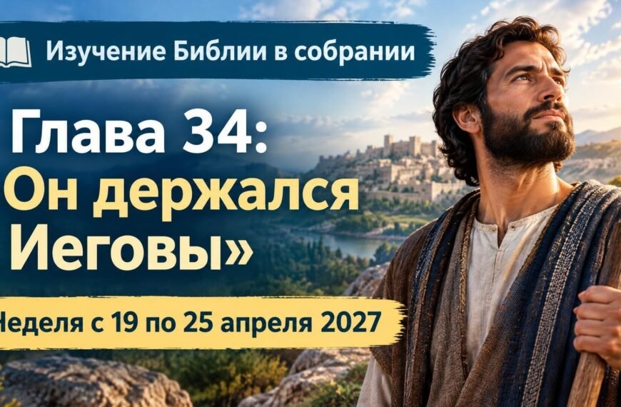 Комментарии к встрече Свидетелей Иеговы Изучение Библии в собрании на неделю с 19 по 25 апреля 2027 года